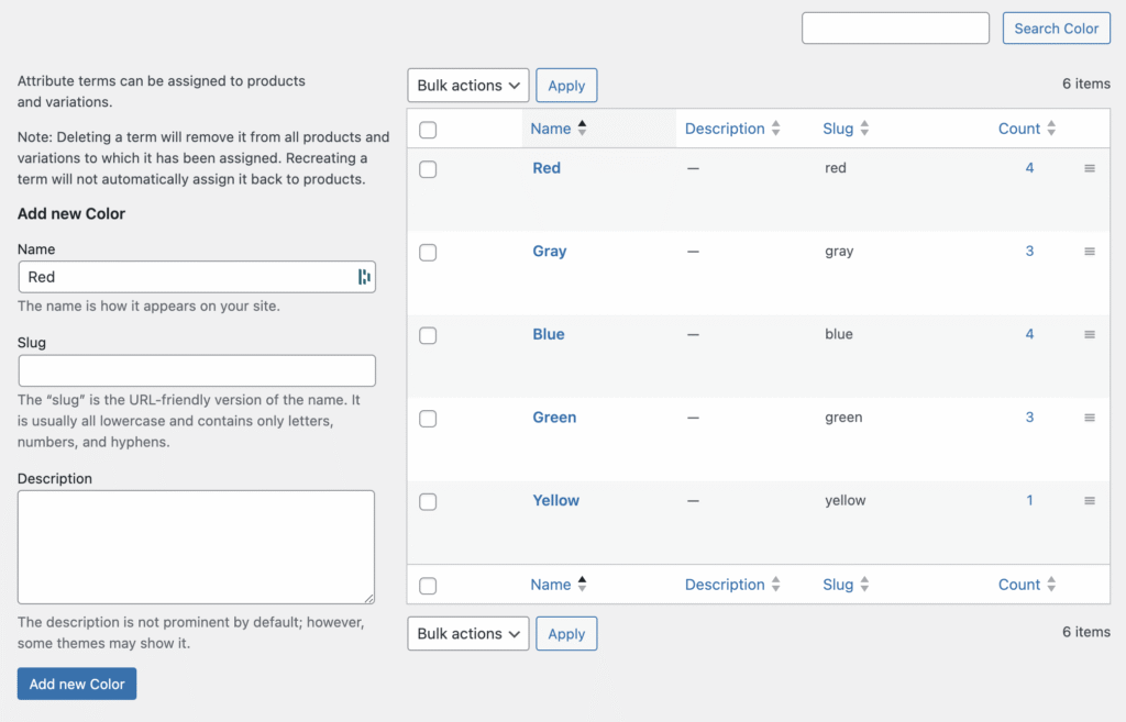 Simple Variation Swatches for WooCommerce